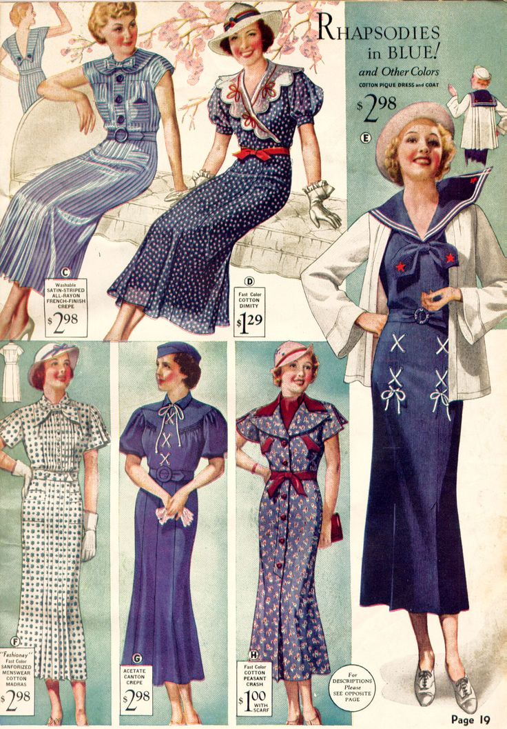 womens fashion in the 1920s and 1930s